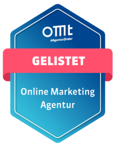 Das Logo von OMT: Unsere Agentur ist im Agenturfinder gelistet.